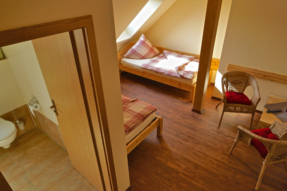 Die Zimmer im Gasthof Rundteil